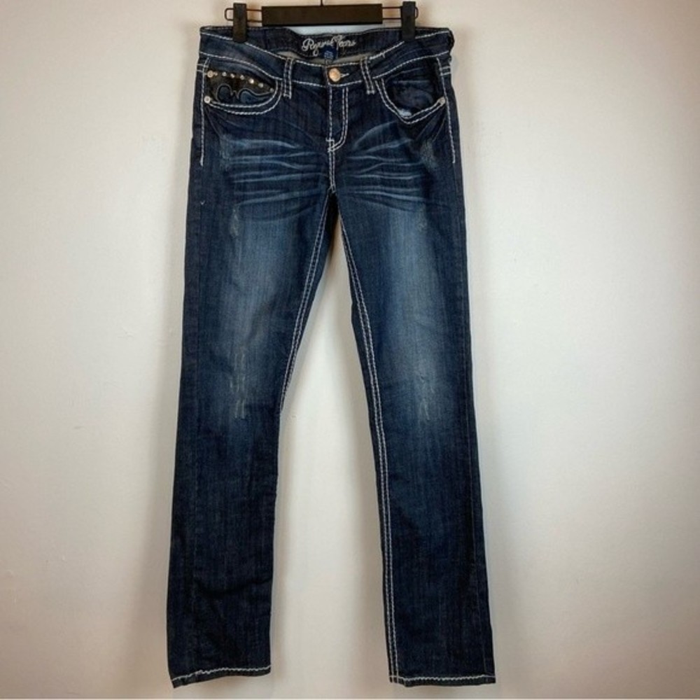 Request Straight Leg Blue Jeans Women’s Junior Size 11/30